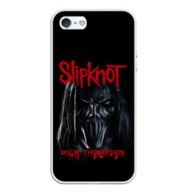 Чехол для iPhone 5/5S матовый с принтом MICK THOMPSON | SLIPKNOT | СЛИПКНОТ (Z) в Кировске, Силикон | Область печати: задняя сторона чехла, без боковых панелей | mick thompson | rock | slipknot | кейси джонс | мик томпсон | петля | рок | скользящий узел | слипкнот | тяжелый рок | удавка