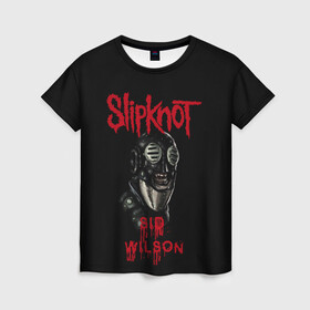 Женская футболка 3D с принтом SID WILSON | SLIPKNOT | СЛИПКНОТ (Z) в Кировске, 100% полиэфир ( синтетическое хлопкоподобное полотно) | прямой крой, круглый вырез горловины, длина до линии бедер | rock | sid wilson | slipknot | петля | рок | сид вилсон | скользящий узел | слипкнот | тяжелый рок | удавка