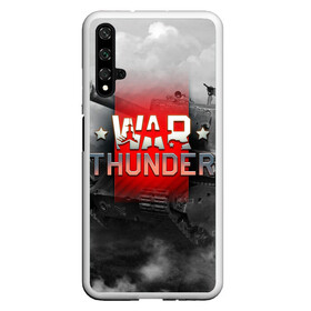 Чехол для Honor 20 с принтом WAR THUNDER / ВАР ТАНДЕР  в Кировске, Силикон | Область печати: задняя сторона чехла, без боковых панелей | Тематика изображения на принте: game | war thunder | warthunder | world of tanks | wot | вар тандер | война | вот | игры | корабли | мир танков. | онлайн игра | самолеты | танки