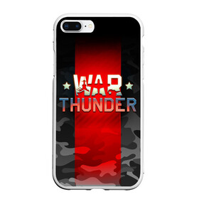 Чехол для iPhone 7Plus/8 Plus матовый с принтом WAR THUNDER / ВАР ТАНДЕР  в Кировске, Силикон | Область печати: задняя сторона чехла, без боковых панелей | Тематика изображения на принте: game | war thunder | warthunder | world of tanks | wot | вар тандер | война | вот | игры | корабли | мир танков. | онлайн игра | самолеты | танки