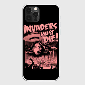 Чехол для iPhone 12 Pro с принтом Invaders must die в Кировске, силикон | область печати: задняя сторона чехла, без боковых панелей | Тематика изображения на принте: alternative | dj | electo | music | prodigy | альтернатива | музыка | продиджи | продижи | электроника