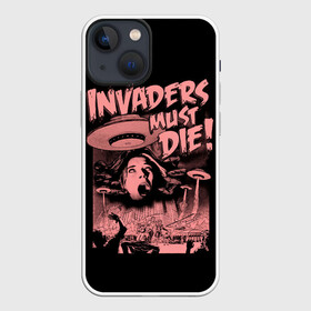 Чехол для iPhone 13 mini с принтом Invaders must die в Кировске,  |  | alternative | dj | electo | music | prodigy | альтернатива | музыка | продиджи | продижи | электроника