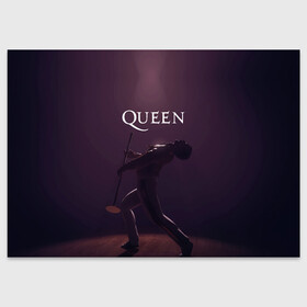 Поздравительная открытка с принтом Freddie Mercury | Queen (Z) в Кировске, 100% бумага | плотность бумаги 280 г/м2, матовая, на обратной стороне линовка и место для марки
 | freddie mercury | music | queen | брайан мэй | глэм рок | джон дикон | квин | королева | музыка | поп рок | роджер тейлор | фредди | фредди меркьюри | фреди | хард рок