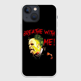 Чехол для iPhone 13 mini с принтом Breathe whith me в Кировске,  |  | alternative | dj | electo | music | prodigy | альтернатива | музыка | продиджи | продижи | электроника
