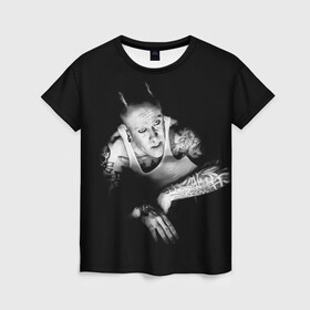 Женская футболка 3D с принтом Кейт Флинт в Кировске, 100% полиэфир ( синтетическое хлопкоподобное полотно) | прямой крой, круглый вырез горловины, длина до линии бедер | alternative | dj | electo | music | prodigy | альтернатива | музыка | продиджи | продижи | электроника