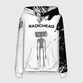 Женская толстовка 3D с принтом Radiohead | Радиохед (Z) в Кировске, 100% полиэстер  | двухслойный капюшон со шнурком для регулировки, мягкие манжеты на рукавах и по низу толстовки, спереди карман-кенгуру с мягким внутренним слоем. | radiohead | thomas edward yorke | альтернативный рок | арт рок | джонни гринвуд | инди рок | колин гринвуд | том йорк | фил селуэй | эд о’брайен | экспериментальный рок | электронная музыка