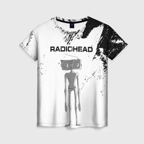 Женская футболка 3D с принтом Radiohead | Радиохед (Z) в Кировске, 100% полиэфир ( синтетическое хлопкоподобное полотно) | прямой крой, круглый вырез горловины, длина до линии бедер | radiohead | thomas edward yorke | альтернативный рок | арт рок | джонни гринвуд | инди рок | колин гринвуд | том йорк | фил селуэй | эд о’брайен | экспериментальный рок | электронная музыка