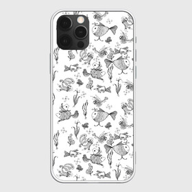Чехол для iPhone 12 Pro Max с принтом Рисованные сказочные рыбки в Кировске, Силикон |  | Тематика изображения на принте: детский рисунок | набросок | рисунок | рыбки | сказочный | скетч