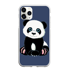 Чехол для iPhone 11 Pro матовый с принтом Милая Панда (Sweet Panda) в Кировске, Силикон |  | animals | beast | panda | глаза | детям | животные | звери | лапки | милые | мульт | панда | растения | цветы | эвкалипт