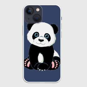 Чехол для iPhone 13 mini с принтом Милая Панда (Sweet Panda) в Кировске,  |  | animals | beast | panda | глаза | детям | животные | звери | лапки | милые | мульт | панда | растения | цветы | эвкалипт