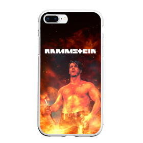 Чехол для iPhone 7Plus/8 Plus матовый с принтом RAMMSTEIN | РАМШТАЙН (Z) в Кировске, Силикон | Область печати: задняя сторона чехла, без боковых панелей | lindemann | lm | rammstein | rock | кристиан лоренц | линдеманн | лм | музыка | рамштайн | рок | тилль линдеманн