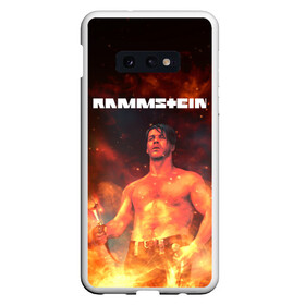 Чехол для Samsung S10E с принтом RAMMSTEIN | РАМШТАЙН (Z) в Кировске, Силикон | Область печати: задняя сторона чехла, без боковых панелей | lindemann | lm | rammstein | rock | кристиан лоренц | линдеманн | лм | музыка | рамштайн | рок | тилль линдеманн