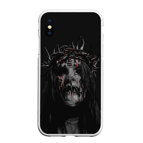 Чехол для iPhone XS Max матовый с принтом Joey Jordison в Кировске, Силикон | Область печати: задняя сторона чехла, без боковых панелей | alternative | metall | music | rock | slipknot | slipnot | альтернатива | металл | музыка | рок | слипкнот | слипнот