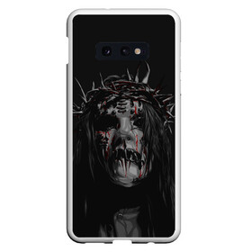 Чехол для Samsung S10E с принтом Joey Jordison в Кировске, Силикон | Область печати: задняя сторона чехла, без боковых панелей | alternative | metall | music | rock | slipknot | slipnot | альтернатива | металл | музыка | рок | слипкнот | слипнот