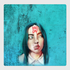 Магнитный плакат 3Х3 с принтом BAD GUY | BILLIE EILISH (Z) в Кировске, Полимерный материал с магнитным слоем | 9 деталей размером 9*9 см | bad guy | badguy | be | bg | billie | billie eilish | blohsh | ghoul | айлиш | билли | билли айлиш | бэрд | пайрат | пайрат бэрд