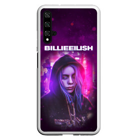 Чехол для Honor 20 с принтом BILLIE EILISH | GLITCH (Z) в Кировске, Силикон | Область печати: задняя сторона чехла, без боковых панелей | be | billie | billie eilish | blohsh | ghoul | glitch | айлиш | билли | билли айлиш | бэрд | глитч | пайрат | пайрат бэрд