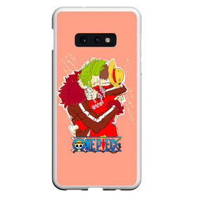 Чехол для Samsung S10E с принтом Бартоломео и Луффи One Piece в Кировске, Силикон | Область печати: задняя сторона чехла, без боковых панелей | anime | bartolomeo | manga | monkey d. luffy | one piece | альфаромео | аниме | бартоломео | большой куш | ван пис | вон пис | каннибал | капитан | клуб барто | луси | луфи | луффи | манга | манки д. луффи | мугивара | пират