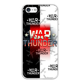 Чехол для iPhone 5/5S матовый с принтом WAR THUNDER / ВАР ТАНДЕР  в Кировске, Силикон | Область печати: задняя сторона чехла, без боковых панелей | Тематика изображения на принте: game | war thunder | warthunder | world of tanks | wot | вар тандер | война | вот | игры | корабли | мир танков. | онлайн игра | самолеты | танки