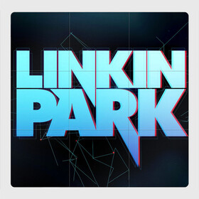 Магнитный плакат 3Х3 с принтом Linkin Park в Кировске, Полимерный материал с магнитным слоем | 9 деталей размером 9*9 см | alternative | linkin park | metall | music | rock | альтернатива | линкин парк | металл | музыка | рок