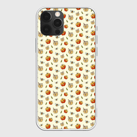 Чехол для iPhone 12 Pro Max с принтом Яблоки и мёд в Кировске, Силикон |  | apples | art | background | bees | drawings | honey | pattern | texture | арт | мед | паттерн | пчелы | рисунки | текстура | фон | яблоки