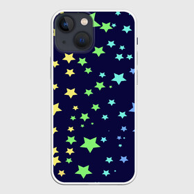Чехол для iPhone 13 mini с принтом Звезды в Кировске,  |  | звезда | звездопад | небо | ночь | разноцветный