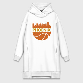 Платье-худи хлопок с принтом Phoenix в Кировске,  |  | basketball | mvp | nba | phoenix | sport | streetball | suns | аризона | баскетбол | игра | крис пол | мяч | нба | санс | спорт | стритбол | тренер | финикс | чемпион