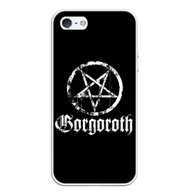 Чехол для iPhone 5/5S матовый с принтом Gorgoroth в Кировске, Силикон | Область печати: задняя сторона чехла, без боковых панелей | blackmetal | gorgoroth | metal | rock | блэк метал | горгоротх | группы | рок | роцк