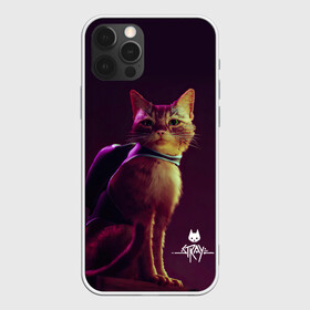 Чехол для iPhone 12 Pro Max с принтом Stray Game 2021 в Кировске, Силикон |  | Тематика изображения на принте: 2021 | cat | cyberpunk | game | stray | бродилка | бродить | бродячий | киберпанк | кот | стрей | стрэй