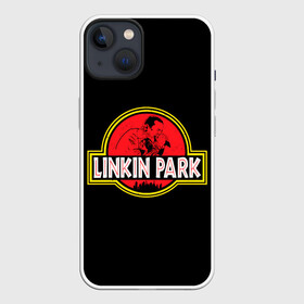 Чехол для iPhone 13 с принтом LP x JP в Кировске,  |  | Тематика изображения на принте: alternative | linkin park | metall | music | rock | альтернатива | линкин парк | металл | музыка | парк юрского периода | рок