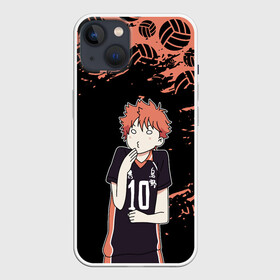 Чехол для iPhone 13 с принтом ХИНАТА | HINATA в Кировске,  |  | black jackals | fly | fly high | haikyuu | hinata | msby | аниме | волейбол | карасуно | некома | хайкью карасуно | хината