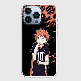 Чехол для iPhone 13 Pro с принтом ХИНАТА | HINATA в Кировске,  |  | black jackals | fly | fly high | haikyuu | hinata | msby | аниме | волейбол | карасуно | некома | хайкью карасуно | хината