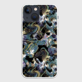 Чехол для iPhone 13 mini с принтом Узор для рыбака в Кировске,  |  | абстрактный | болото | камуфляж | модный | река | рыба | рыбалка | современный | хобби