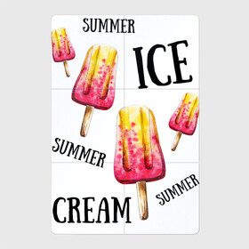 Магнитный плакат 2Х3 с принтом ICE CREAM в Кировске, Полимерный материал с магнитным слоем | 6 деталей размером 9*9 см | ice cream | summer | лето | мороженое | сочное | яркое