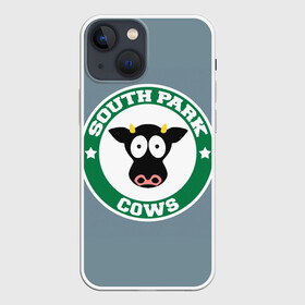 Чехол для iPhone 13 mini с принтом Коровы вперед в Кировске,  |  | cow | south park | sport | коровы | мульт | мультфильм | спорт | южный парк