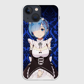 Чехол для iPhone 13 mini с принтом RemRam в Кировске,  |  | anime | ram | re | re zero | rem | аниме | жизнь с нуля | рам | ре зеро | рем