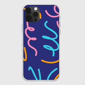 Чехол для iPhone 12 Pro Max с принтом Одноцветная ячейка в Кировске, Силикон |  | крем | радостный праздник | спагетти | хлопок | цветная бумага