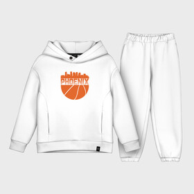 Детский костюм хлопок Oversize с принтом Phoenix Ball в Кировске,  |  | basketball | mvp | nba | phoenix | sport | streetball | suns | аризона | баскетбол | игра | крис пол | мяч | нба | санс | спорт | стритбол | тренер | финикс | чемпион