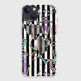 Чехол для iPhone 13 с принтом Полосатый абстрактный узор в Кировске,  |  | абстрактный | креативный | молодежный | полосатый | разноцветный | рустик | современный