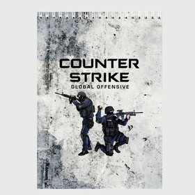 Скетчбук с принтом COUNTER TERRORIST | CS GO (Z) в Кировске, 100% бумага
 | 48 листов, плотность листов — 100 г/м2, плотность картонной обложки — 250 г/м2. Листы скреплены сверху удобной пружинной спиралью | awp | counter strike | counter terrorist | cs go | cs go global offensive | cs:go | csgo | global offensive | глобальное наступление | контрудар | кс го | ксго