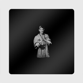 Магнит виниловый Квадрат с принтом John Cena в Кировске, полимерный материал с магнитным слоем | размер 9*9 см, закругленные углы | Тематика изображения на принте: wrestling | you cant see me | буквы | джон сина | знаменитость | кепка | человек