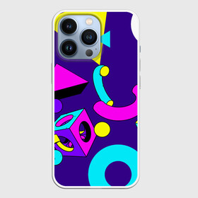 Чехол для iPhone 13 Pro с принтом Геометрические фигуры в Кировске,  |  | геометрический | красочный | мода | разноцветные 90 е | стиль | структура | текстура | ткань | узор | фон | цвет