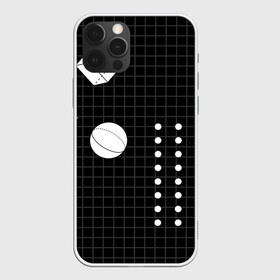 Чехол для iPhone 12 Pro с принтом Черно-белые фигуры 3D в Кировске, силикон | область печати: задняя сторона чехла, без боковых панелей | Тематика изображения на принте: геометрический | красочный | мода.3d | стиль | структура | текстура | ткань | узор | фон | цвет