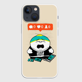 Чехол для iPhone 13 mini с принтом Ноль лайков в Кировске,  |  | banksy | cartman | south park | бэнкси | мульт | мультфильм | эрик картман | южный парк