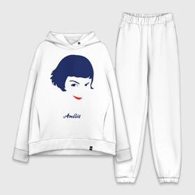 Женский костюм хлопок Oversize с принтом Amelie Poulain в Кировске,  |  | amelie | art | french comedy | pop art | the fabulous destiny of amelie poulain | амели | искусство | комедия | невероятная судьба амели пулен | поп арт | романтическая | французская