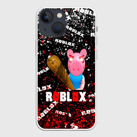 Чехол для iPhone 13 mini с принтом Roblox piggy Свинка Пигги. в Кировске,  |  | game | roblox | roblox piggy свинка пигги | блок | игра | игрушка | лего | персонажи | персонажи из кубиков | роблокс | робот