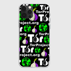 Чехол для iPhone 12 Pro с принтом ТОР / TOR PROJECT BROWSER в Кировске, силикон | область печати: задняя сторона чехла, без боковых панелей | tor browser | torproject | анонимность | анонимный браузер | взлом | даркнет | зеркала | луковица | тор браузер | хакер | черный интернет.