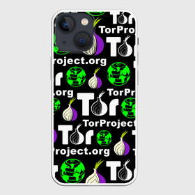 Чехол для iPhone 13 mini с принтом ТОР   TOR PROJECT BROWSER в Кировске,  |  | tor browser | torproject | анонимность | анонимный браузер | взлом | даркнет | зеркала | луковица | тор браузер | хакер | черный интернет.