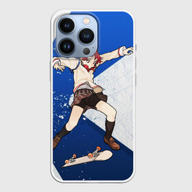 Чехол для iPhone 13 Pro с принтом Meow team в Кировске,  |  | anime | extreme | girl | meow | skateboard | sport | аниме | девочка | мяу | скейтборд | спорт | экстрим