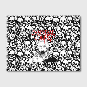 Альбом для рисования с принтом Cannibal Corpse | Труп Каннибала (Z) в Кировске, 100% бумага
 | матовая бумага, плотность 200 мг. | cannibal | cannibal corpse | corpse | death metal | deathgrind | алекс уэбстер | брутальный дэт метал | дэт метал | дэтграйнд | пол мазуркевич | роб барретт | труп каннибала