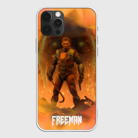 Чехол для iPhone 12 Pro Max с принтом FREEMAN | GMAN | HALF-LIFE (Z) в Кировске, Силикон |  | aperture laboratories | black mesa | gman | gordon freeman | half life | half life 3 | valve | блэк меса | вэлв | гордон фриман | халф лайф